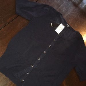 Navy Blue Cardigan